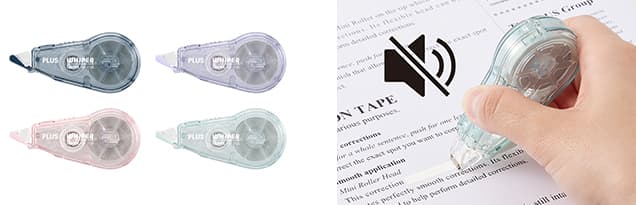 修正テープ「ホワイパー クワイエット」を発売